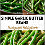 Golden sautéed garlic butter green beans in a skillet ready to serve as a tasty side dish